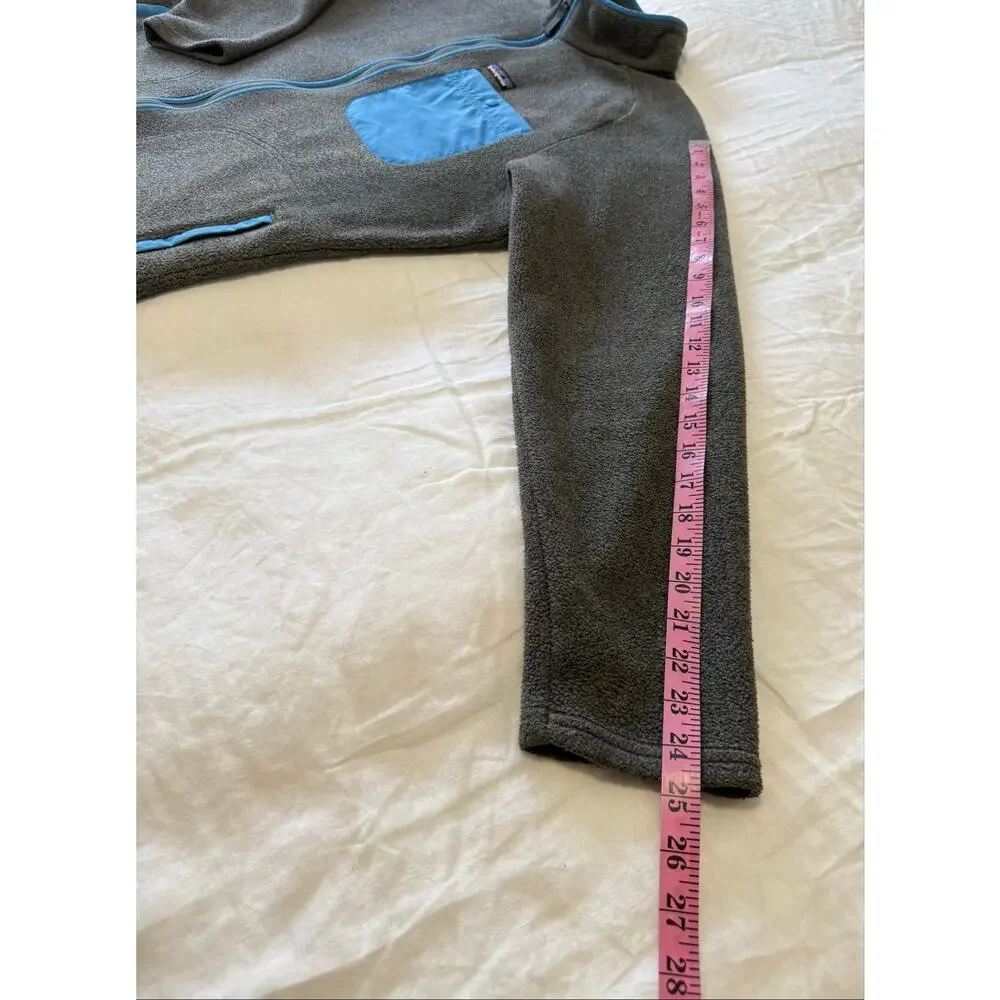 Patagonia | Men’s Large | Gray Blue Karstens Synchilla Jacket | Full Zip Outdoor
